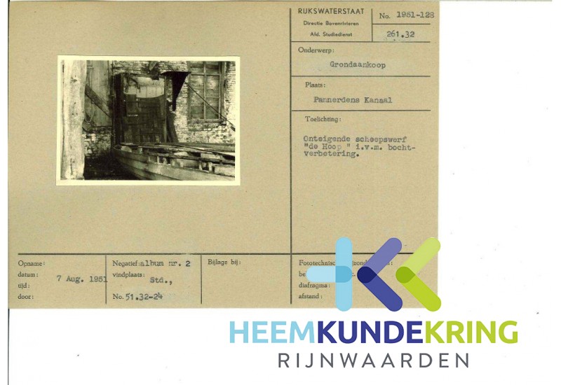Grond aankoop Pannerdens Kanaal 1951 F000007